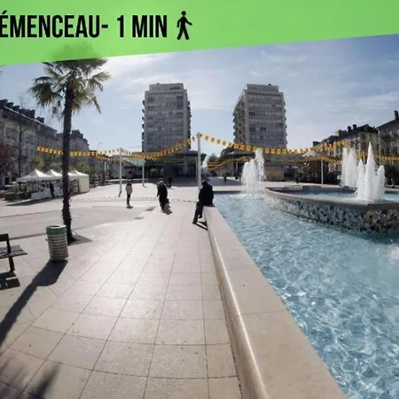 Le Gambetta T2 Cosy Hypercentre Wifi Fibre Avec Parking Lejlighed *