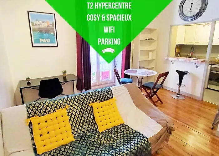 Le Gambetta T2 Cosy Hypercentre Wifi Fibre Avec Parking Pau