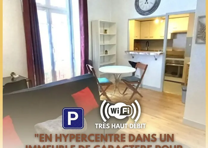 Le Gambetta T2 Cosy Hypercentre Wifi Fibre Avec Parking *